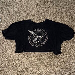 Hollister Black Crop Top